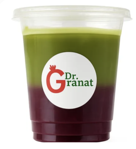 Matcha z Sokiem z Granatu